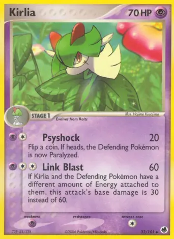 Kirlia Pokémon card #32