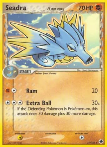 Seadra δ Pokémon card #37