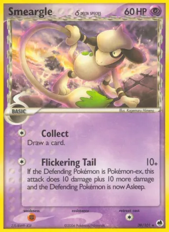 Smeargle δ Pokémon card #39