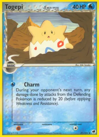 Togepi δ Pokémon card #41
