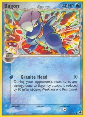 Bagon δ Pokémon card #43