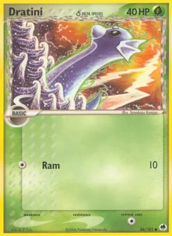 Dratini δ Pokémon card #46