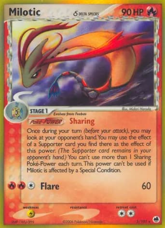 Milotic δ Pokémon card #5