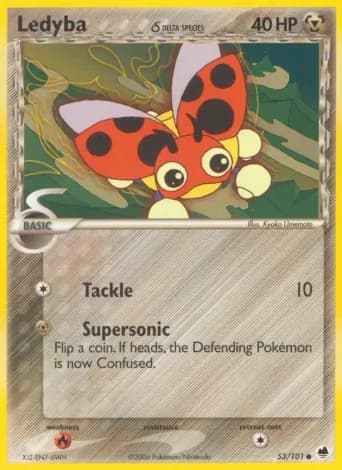 Ledyba δ Pokémon card #53