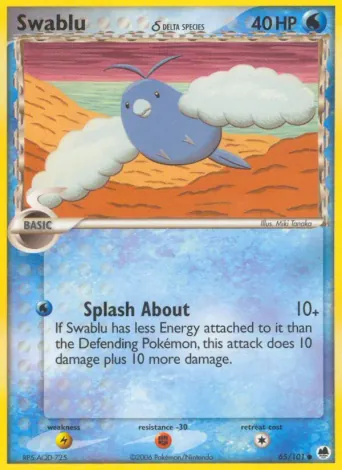 Swablu δ Pokémon card #65