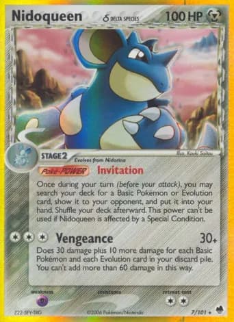 Nidoqueen δ Pokémon card #7