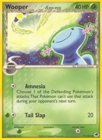 Wooper δ Pokémon card #71