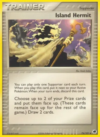 Island Hermit Pokémon card #76