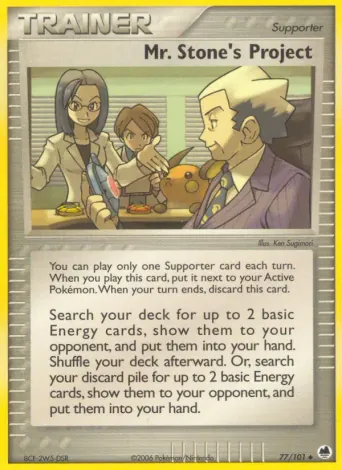 Mr. Stone's Project Pokémon card #77