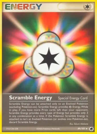 Scramble Energy Pokémon card #89