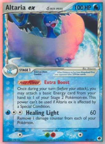 Altaria ex δ Pokémon card #90