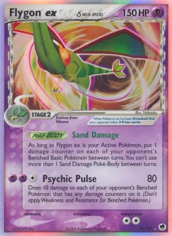 Flygon ex δ Pokémon card #92