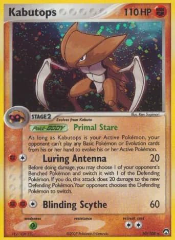 Kabutops Pokémon card #10