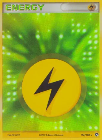 Lightning Energy Pokémon card #106