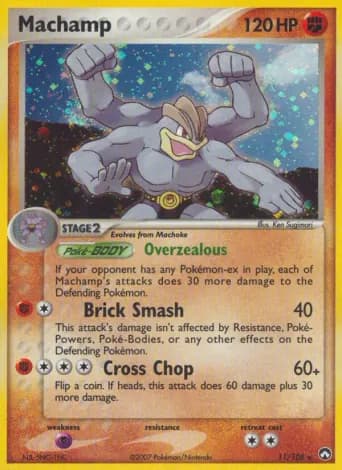 Machamp Pokémon card #11