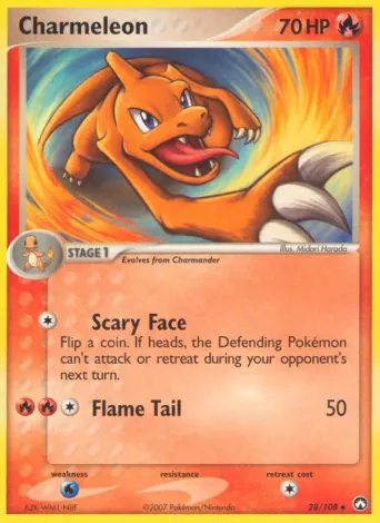 Charmeleon Pokémon card #28