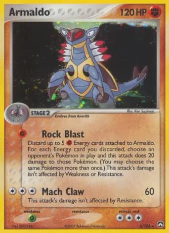 Armaldo Pokémon card #3