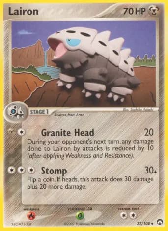 Lairon Pokémon card #32