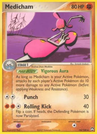 Medicham Pokémon card #34