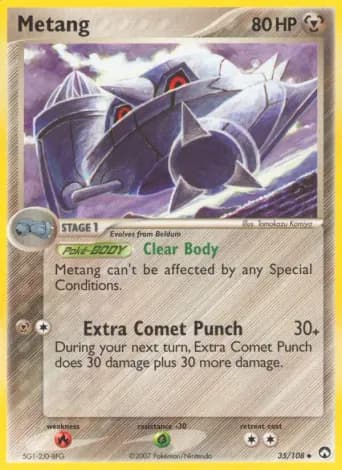Metang Pokémon card #35