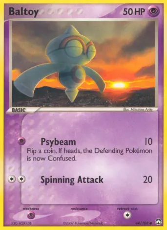 Baltoy Pokémon card #44