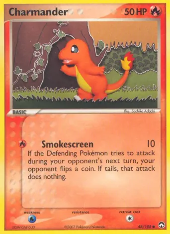 Charmander Pokémon card #48