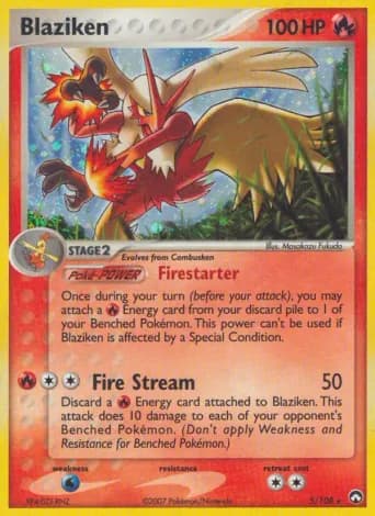 Blaziken Pokémon card #5