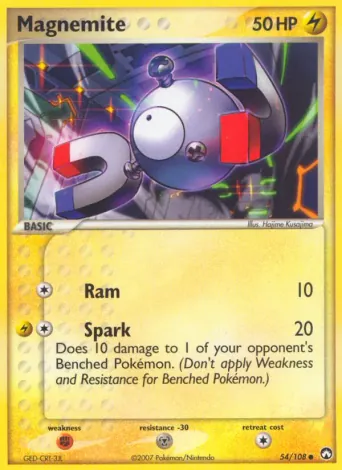 Magnemite Pokémon card #54