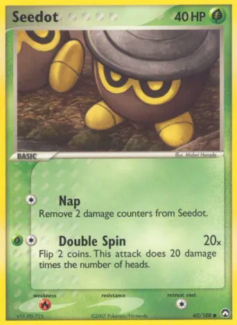 Seedot Pokémon card #60
