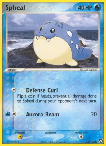 Spheal Pokémon card #65