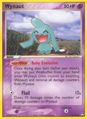 Wynaut Pokémon card #70