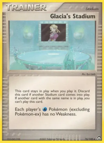 Glacia's Stadium Pokémon card #76
