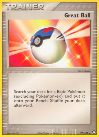 Great Ball Pokémon card #77