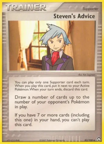 Steven's Advice Pokémon card #83