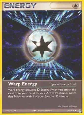 Warp Energy Pokémon card #91
