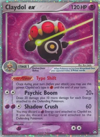 Claydol ex Pokémon card #93