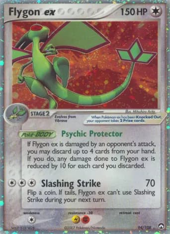Flygon ex Pokémon card #94