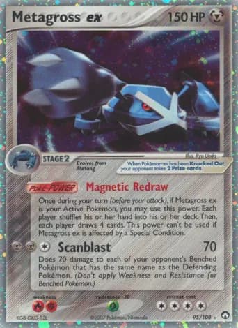 Metagross ex Pokémon card #95