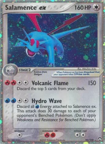 Salamence ex Pokémon card #96
