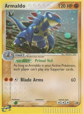Armaldo Pokémon card #1