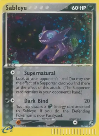Sableye Pokémon card #10
