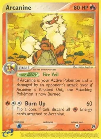 Arcanine Pokémon card #15