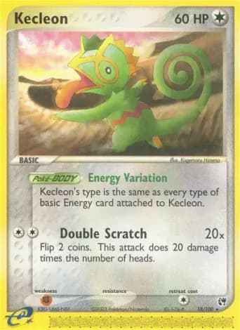 Kecleon Pokémon card #18