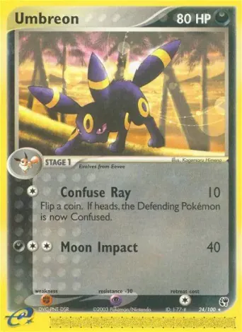 Umbreon Pokémon card #24