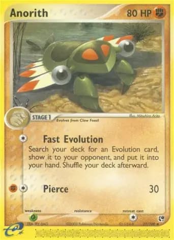 Anorith Pokémon card #27