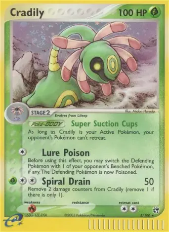 Cradily Pokémon card #3
