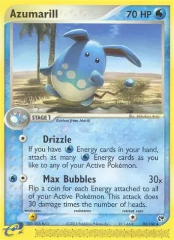 Azumarill Pokémon card #30