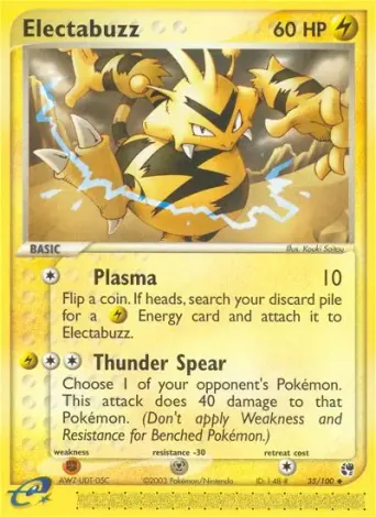 Electabuzz Pokémon card #35