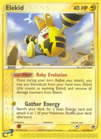 Elekid Pokémon card #36