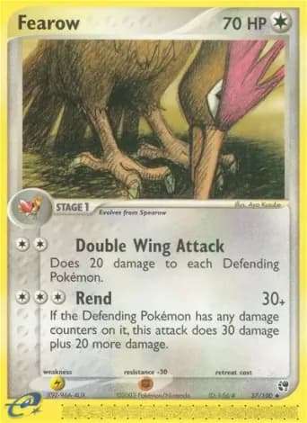 Fearow Pokémon card #37